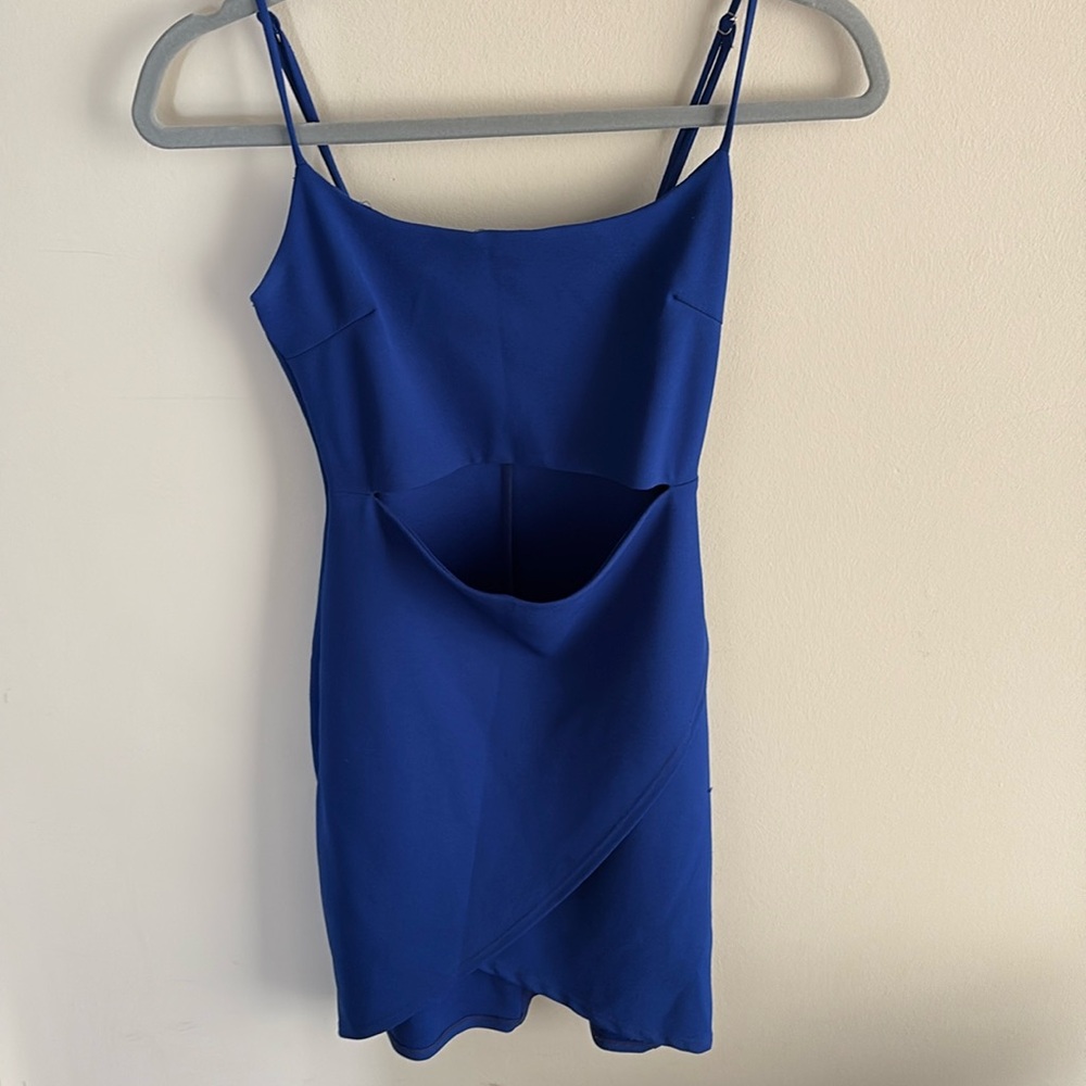 Royal blue minidress